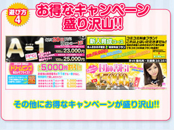 お得なキャンペーン盛沢山!! | その他にお得なキャンペーンが盛沢山!!